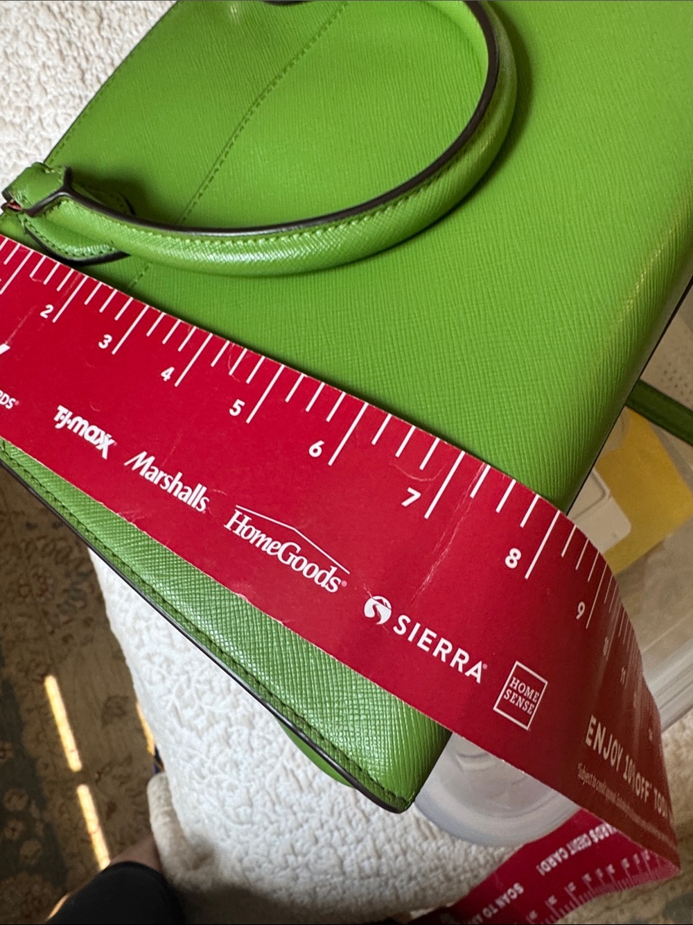 kate spade kelly green leather satchel with crossbody strap, new without tag - Picture 14 of 16